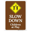 Slow Down Children At Play Sign Slow Down Children At Play Sign