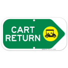 Cart Return Right Arrow Sign Cart Return Right Arrow Sign
