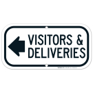 Visitors And Deliveries Sign Visitors And Deliveries Sign