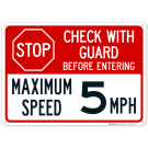 Stop Check With Guard Before Entering Maximum Speed Choose Speed Sign Stop Check With Guard Before Entering Maximum Speed Choose Speed Sign