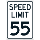 Speed Limit 55 Mph Sign Speed Limit 55 Mph Sign
