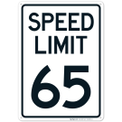 Speed Limit 65 Mph Sign Speed Limit 65 Mph Sign