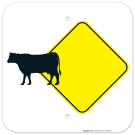 Cow Crossing Symbol Sign Cow Crossing Symbol Sign