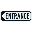 Entrance Left Arrow Sign Entrance Left Arrow Sign