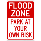 Flood Zone Sign Flood Zone Sign