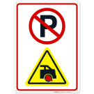 No Parking Unauthorized Vehicles Will Be Booted Symbol Sign No Parking Unauthorized Vehicles Will Be Booted Symbol Sign