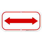 Bidirectional Arrow Sign Bidirectional Arrow Sign