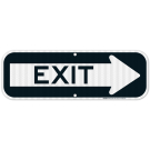Exit Black Right Arrow Sign Exit Black Right Arrow Sign