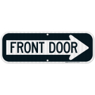 Front Door Right Arrow Sign Front Door Right Arrow Sign