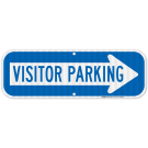 Visitor Parking Right Arrow Sign Visitor Parking Right Arrow Sign