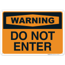 Do Not Enter Sign, (SI-7019)