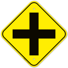 Cross Road Graphic Sign Cross Road Graphic Sign
