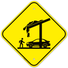 Falling Ice And Snow Graphic Sign Falling Ice And Snow Graphic Sign