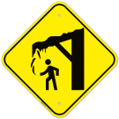 Watch Out For Falling Ice And Snow Graphic Sign Watch Out For Falling Ice And Snow Graphic Sign