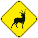 Reindeer Graphic Sign Reindeer Graphic Sign