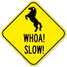 Whoa Slow Sign, (SI-72426) Whoa Slow Sign, (SI-72426)