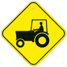 Farm Tractor Graphic Sign Farm Tractor Graphic Sign