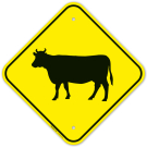 Cattle Graphic Sign Cattle Graphic Sign