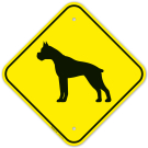 Guard Dog Pit Bull Graphic Sign Guard Dog Pit Bull Graphic Sign
