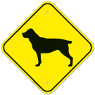 Guard Dog Rottweiler Graphic Sign Guard Dog Rottweiler Graphic Sign