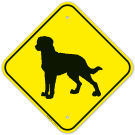 Chessie Dog Graphic Sign Chessie Dog Graphic Sign