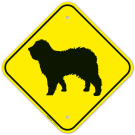 Guard Dog Sheepdog Graphic Sign Guard Dog Sheepdog Graphic Sign