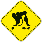 Penguin Dancing Graphic Sign Penguin Dancing Graphic Sign