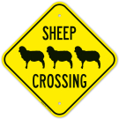 Sheep's Crossing Sign Sheep's Crossing Sign