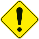 Exclamation Graphic Sign Exclamation Graphic Sign