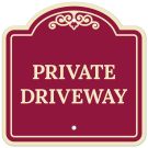 Private Driveway Décor Sign Private Driveway Décor Sign