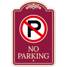 No Parking Décor Sign, (SI-73406) No Parking Décor Sign, (SI-73406)