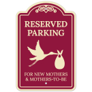 Reserved Parking For New Mother's And Mother's Tobe Décor Sign Reserved Parking For New Mother's And Mother's Tobe Décor Sign