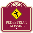 Pedestrian Crossing Décor Sign Pedestrian Crossing Décor Sign