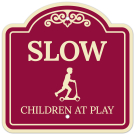 Slow Childrens At Play Décor Sign Slow Childrens At Play Décor Sign