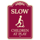 Slow Children At Play Décor Sign Slow Children At Play Décor Sign