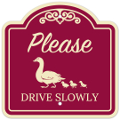 Please Drive Slowly Décor Sign Please Drive Slowly Décor Sign