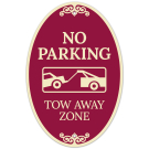 No Parking Tow Away Zone Decor Sign, (SI-73876) No Parking Tow Away Zone Decor Sign, (SI-73876)