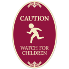 Caution Watch For Children Decor Sign, (SI-73896) Caution Watch For Children Decor Sign, (SI-73896)