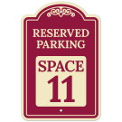 Reserved Parking Space 11 Décor Sign