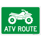 ATV Route Sign ATV Route Sign
