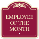 Employee Of The Month Décor Sign Employee Of The Month Décor Sign