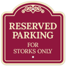Reserved Parking For Storks Only Décor Sign Reserved Parking For Storks Only Décor Sign