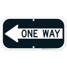 One Way Sign, With Left Arrow One Way Sign, With Left Arrow