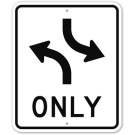 MUTCD Two Way Left Turn R3-9A Sign MUTCD Two Way Left Turn R3-9A Sign