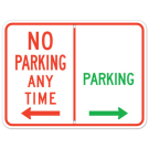 MUTCD Combined No Parking And Parking Sign R7-200 Sign MUTCD Combined No Parking And Parking Sign R7-200 Sign