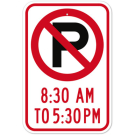 MUTCD No Parking R7-2a Sign MUTCD No Parking R7-2a Sign