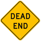 MUTCD Dead End W14-1 Sign MUTCD Dead End W14-1 Sign
