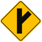 MUTCD Right Turn Arrow W2-3 Sign MUTCD Right Turn Arrow W2-3 Sign