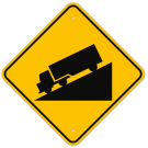 MUTCD Hill W7-1 Sign MUTCD Hill W7-1 Sign