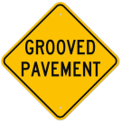 MUTCD Grooved Pavement W8-15 Sign MUTCD Grooved Pavement W8-15 Sign
